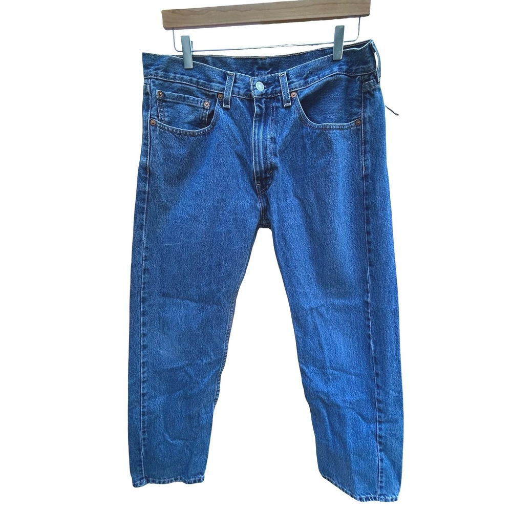 Levis 505 Regular Fit Straight Leg Mens Jeans Blue Medium Wash 34x29 00505-4886